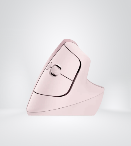 Mouse LOGITECH LIFT VERTICAL WIRELESS BT ROSE TRELOGY