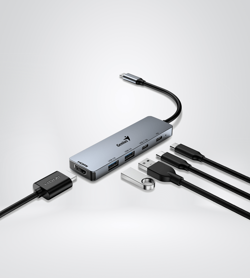 HUB USB-C GENIUS UH-500b